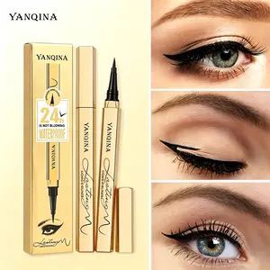 [NEW Buy 1 Get 1]2 PCS  Waterproof Liquid Eyeliner Smudge-proof · Long-lasting Color Precision Tip for Flawless Lines Black Eyeliner Makeup Tool Soft Brush Tip Ultra-Precise Application For Women