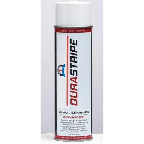 1 Shot Dura Stripe Aerosol Traffic Paint (18oz Yellow)