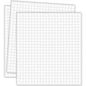 1/4" White Dot Stickers 2750 count Small Round Circle Stickers  Mini Little Colored Coding Labels (White)