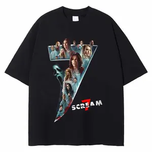 Scream 7 Movie T-Shirt, Ghostface Horror Film Merch, New Scream Film Tee, Scream Franchise Fan Gift