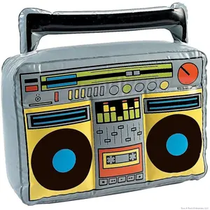📻 Inflatable Boom Box Radio – 80s Party Prop & Photo Fun