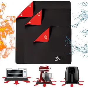 3 Pack Heat Resistant Mats for Countertop - Heat Pad Protector & Appliance Sliders for Kitchen - Cut to fit, Compatible with , , ,  &