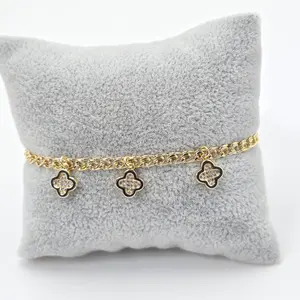 Flower Bracelet 3 Flower Design Size 6.5 to 7 Inches Elegant & Versatile Jewelry Accessory for Everyday Wear