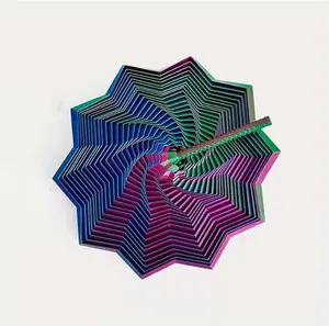 Expandable Sensory Relax Star Spinning Tops 3D Printed Precision Crafted High-Quality Printing Fun Adult Gift Relaxation Toy with Hypnotizing Visual Fidget Experience