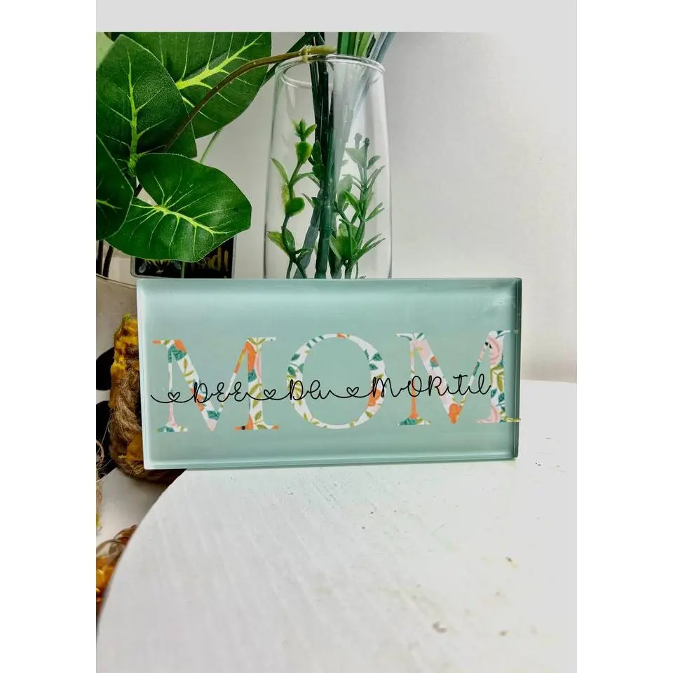Personalized Small Mother's Day Plaque! w/ Stand!