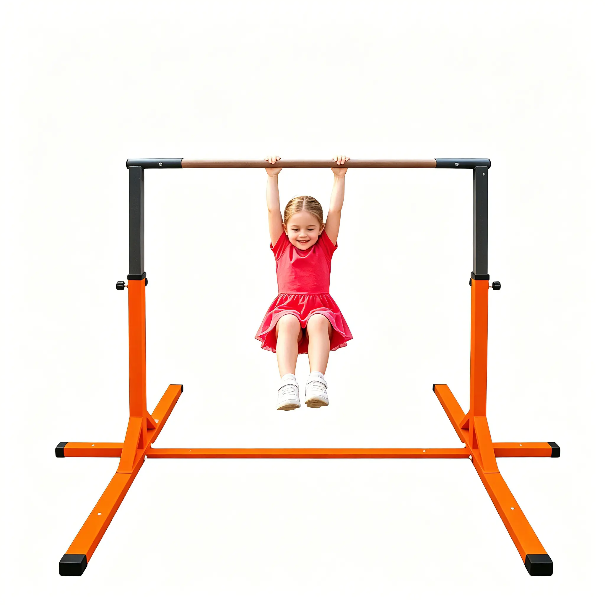 Adjustable Gymnastics Bar for Kids, Corrosion-Resistant Metal Indoor Training Equipment with Non-Slip Base for Home Flexibility Training, Special Christmas Gift, Halloween, Thanksgiving