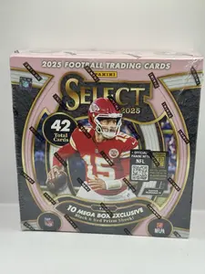 2025 Panini Select Football Mega Box - Factory Sealed - Find Black & Red Shock