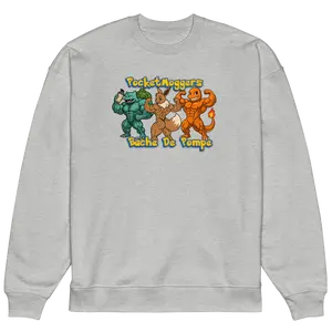 PocketMoggers BDP unisex organic oversized sweatshirt (DTF print)