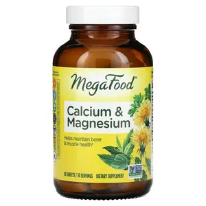 MegaFood Calcium & Magnesium, 90 Tablets MegaFood Calcium & Magnesium, 90 Tablets