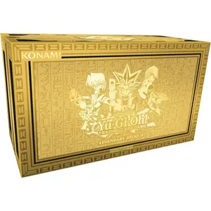 Konami Yu-Gi-Oh! Legendary Decks II Box Set - 3 x 43-Card Decks Featuring Yugi Kaiba & Joey with Exodia Blue-Eyes White Dragon & Red-Eyes B. Dragon - Ultimate Strategy & Nostalgia for Duelists & Collectors