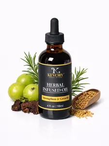 Herbal infused hair growth oil