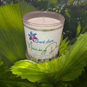 Morning Dew-Australian Bamboo Grass scented Candle.