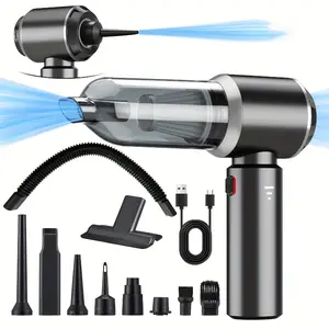 15000pa High Power Car Vacuum Cleaner, 100w Brushless Motor, Flexible Hose, Portable Dust Collector, Efficient Filtration, Strong Suction