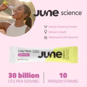 June Science Female Probiotics for HPV, BV, UTIS,Yeast Infection, pH Balance, Women's Probiotics，Odor- All in One Solution with Lactobacillus&Selenium,Vitamin,Folate Probiotic Blend supplement,Gluten-Free,30 Count for 1 Month,TikTokShopBlackFriday