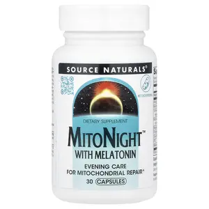Source Naturals MitoNight™ With Melatonin, 30 Capsules