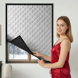 Windproof Thermal Blackout Curtains – Thick & Noise-Reducing, Dust-Resistant Design for a Warmer, Cozier Bedroom and Living Room, Thermal Insulated Curtain