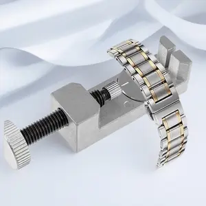 Professional Watch Band Removal Tool Kit, Precision Metal Link Pin Remover for Resizing, DIY Watch Sizing Tool with Non-Slip Grip & Scratch-Free Design, Portable Case for Home Repair.