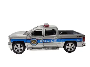 KINSMART 1:46 scale 2014 Chevrolet Silverado Pickup {Police}
