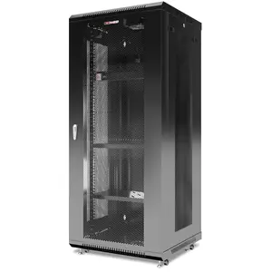 Sysracks 27U Wall Mount MESH Door Server Rack Cabinet Locking Computer Cabinet Network Enclosure for Electronics Security Audio Video AV Equipment Data Rack 24-Inch Depth Server Cabinet (27U) 27.600