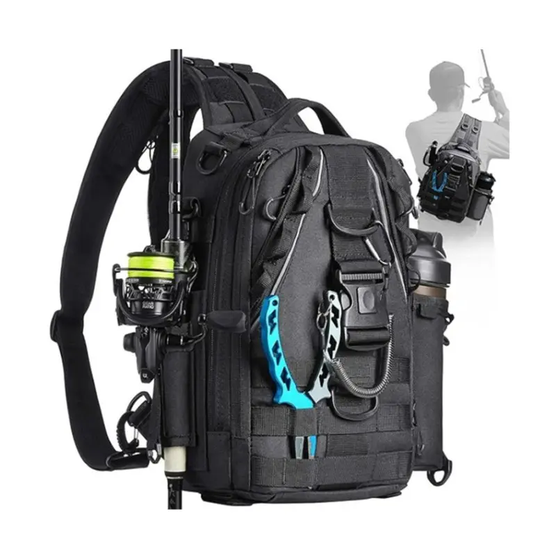 Fishing Tackle Bag, Multi-Functional Storage Bag for Fishing Gear, Organizing Equipment and Accessories