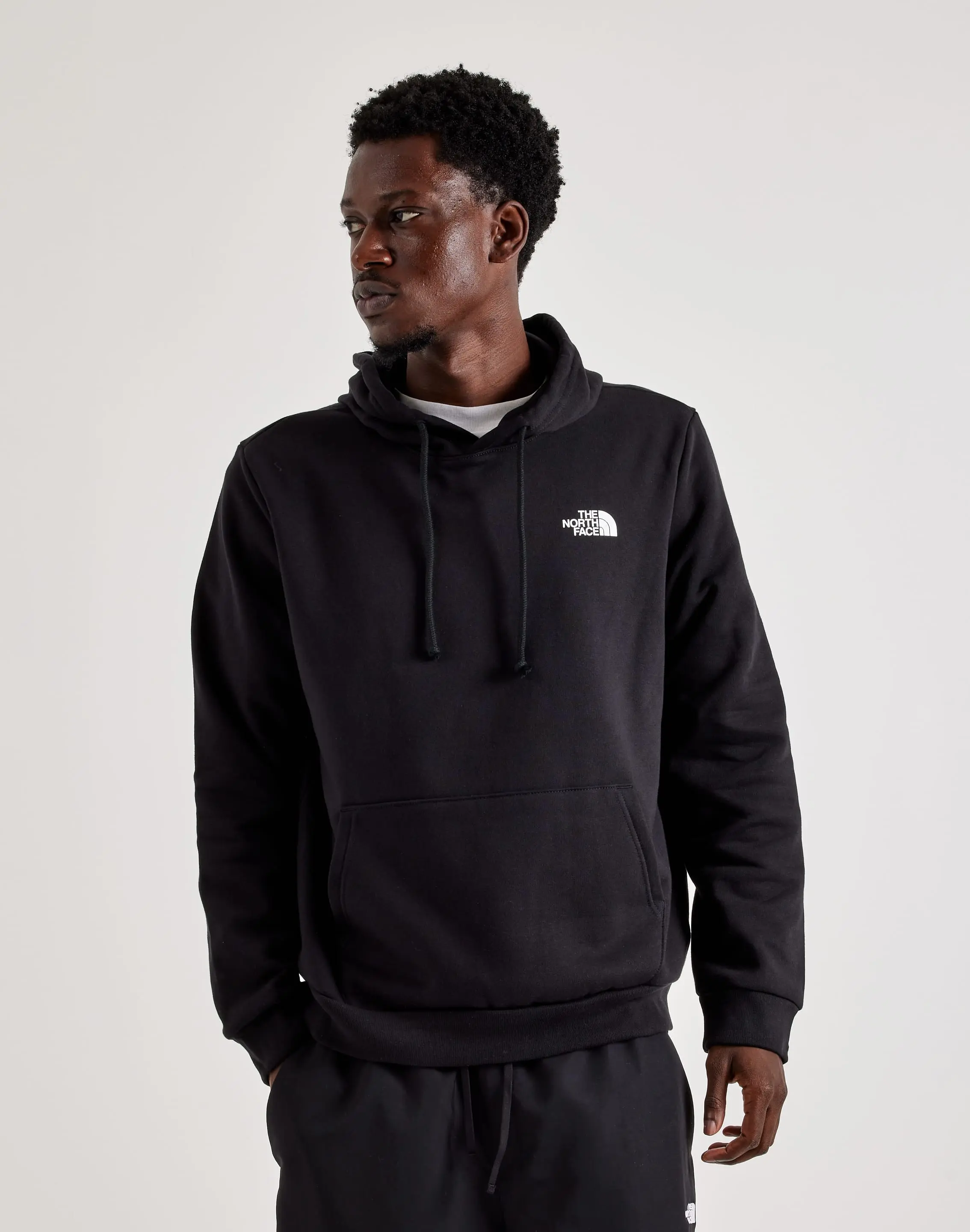 Mens The North Face Evolution Box Logo Fleece Hoodie Mens The North Face Evolution Box Logo Fleece Hoodie