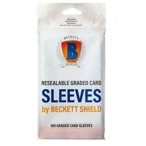 Beckett Resealable Graded Card Sleeves (100 Sleeve Pack)
