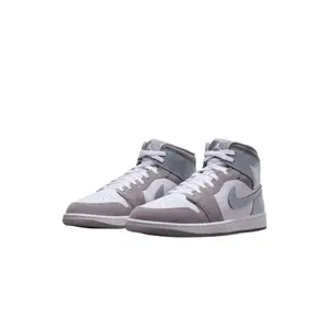 Jordan 1 Mid SE White Medium Grey Cool Grey Men's HF3216-100 New