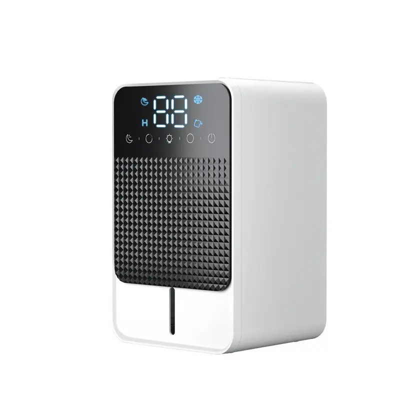 1L Compact Mini Silent Household Automatic Energy-Efficient Constant Humidity Dehumidifier - Space-Saving, Mildew-Proof Moisture Removal Device with Visible Water Tank for Bathroom, Bedroom
