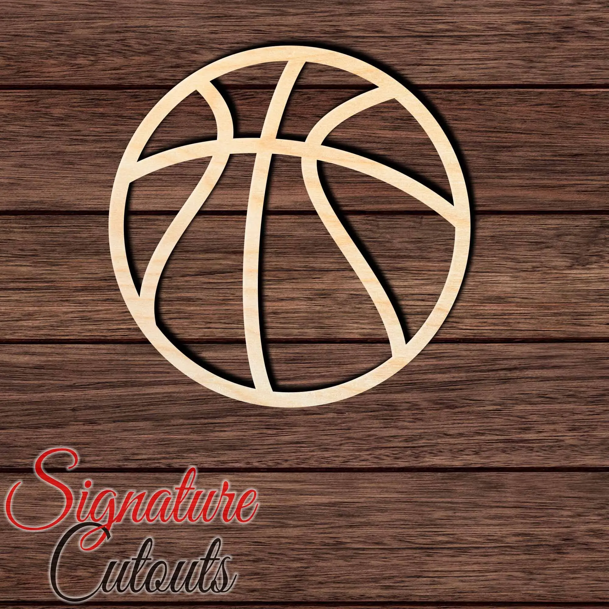 Basketball 014 Shape Cutout