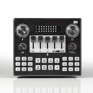 Vivitar Audio Mixer, Multiple Sound Pads & Effects for Vlogging, Black Sakar International