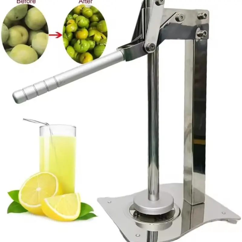 Rustproof 304 Stainless Steel Manual Lemon Juicer - Heavy Duty Durable Fruit Tool, Ergonomic Grip Kitchen Utensils, Dishwasher Safe, Maximum Extraction for Daily Use & Fresh Beverages