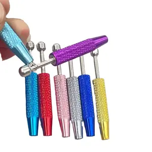 2PCS New Mini Jewelry Tweezer Portable Home Jewel Pickup Tool with 4 Claws, Handheld Metal Gripping Tools for Beading Watch Eyeglass Repair Hardware