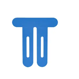 Knee muscle tape sports bandage for athletes, specifically for running, meniscus protection, pre-cut and integrated into muscle tape