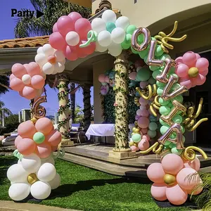 Metal Garden Arch, Climbing Plants, Wedding & Event Decoration, Garden Trellis for Climbing Plants, Assemble Freely, 2 Sizes, Black/White/Golden,Plant Cages & Supports,Balloon Accessories