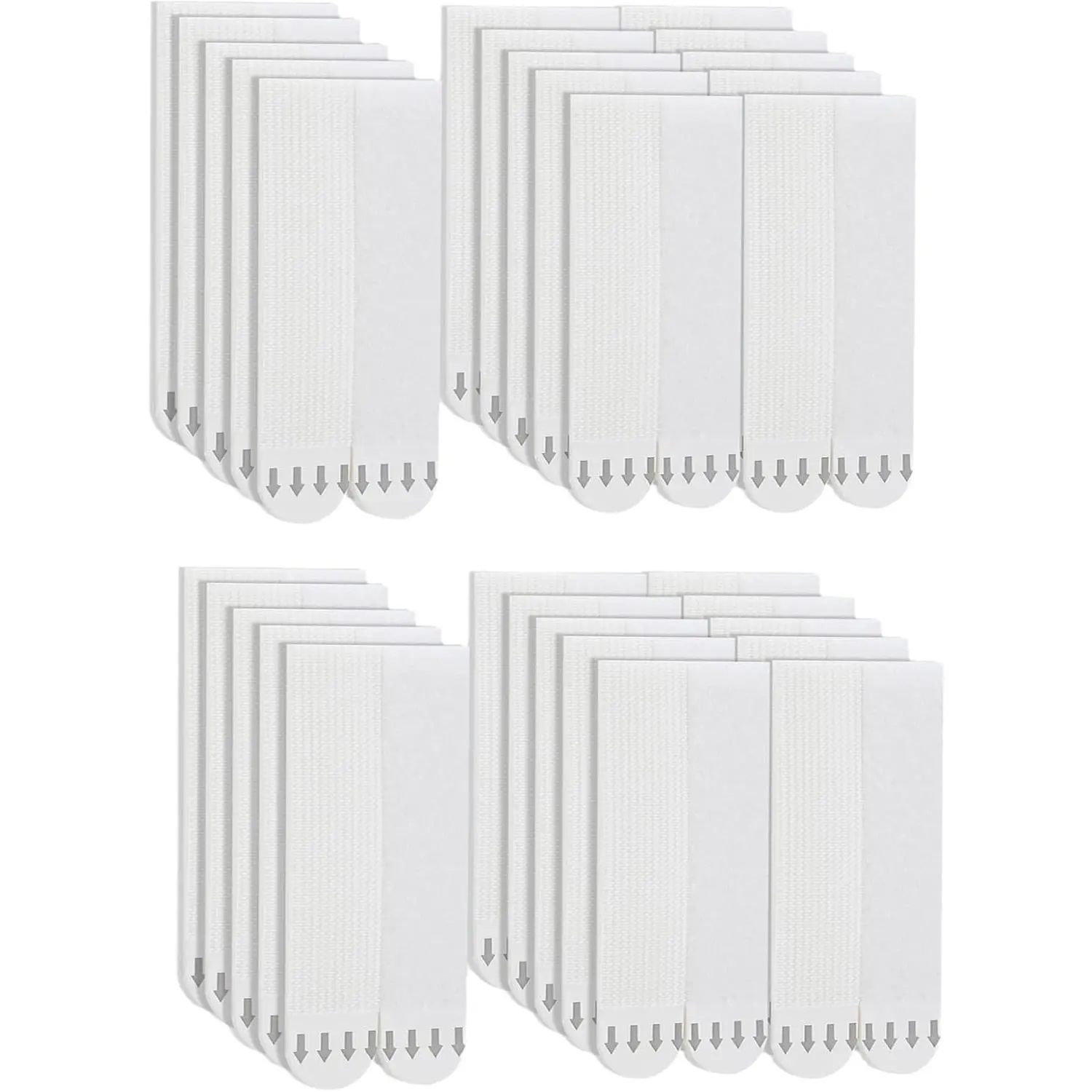 Medium Picture Hanging Strips Heavy Duty, 20-Pairs(40 Strips) Sticky Picture Hangers for Walls No  Wall Picture Hangers Without Nails Refill Adhesive Poster Strips (Medium-20 Pairs)