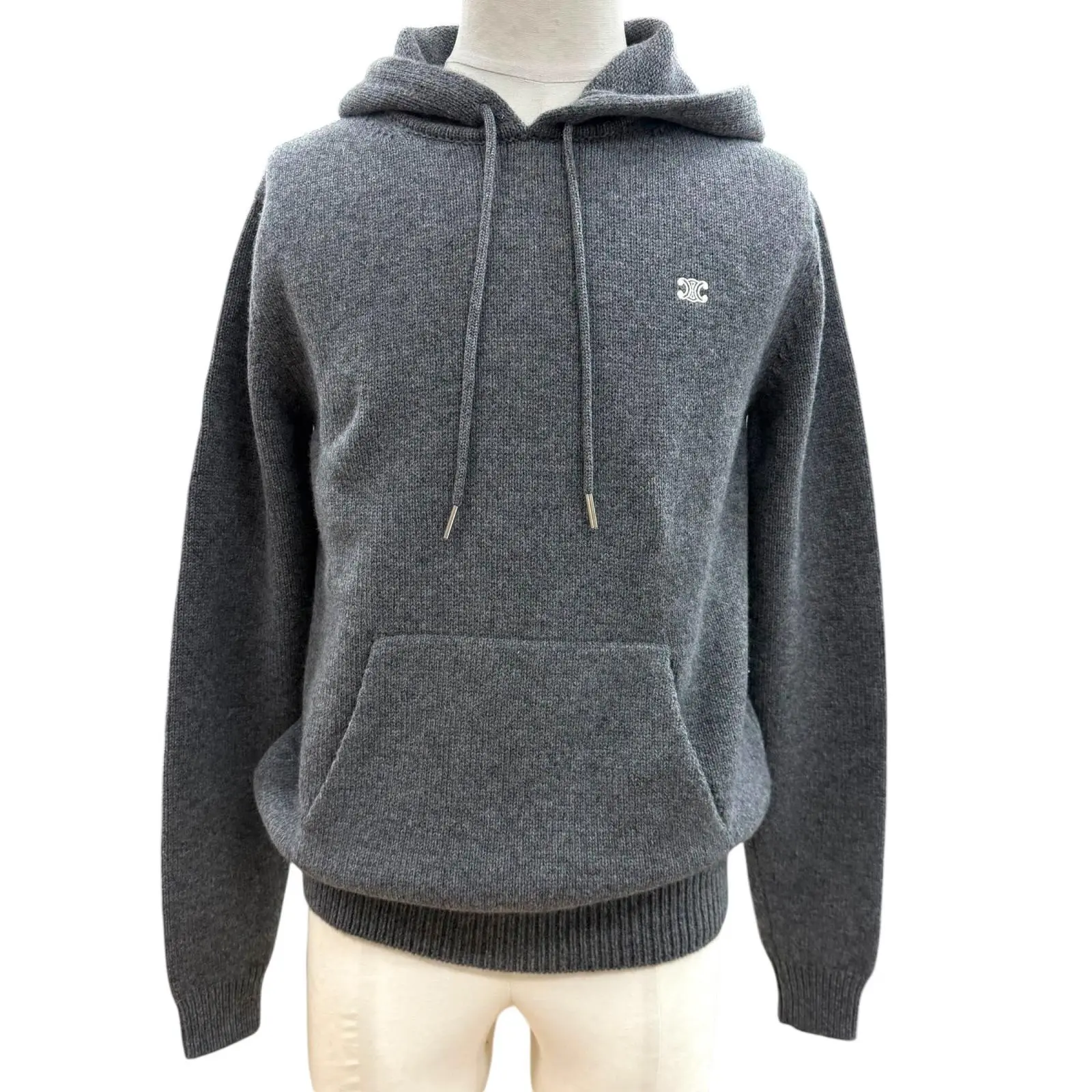 Pre-owned Celine Wool Small Leather Goods Cashmere Sweater