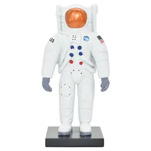 360 Stand Resin Moon-Man Sculpture Set - 1-Piece Adam & Friends Home Decor Statue, Red White Blue Figurine for Gifting, Indoor Display Conversation Piece, Resin Art, Ornaments, Resin Figures