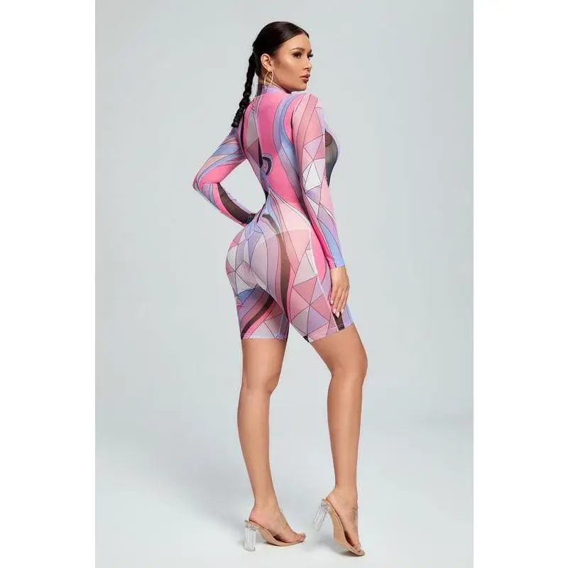 That 70's Romper Fabric Mesh