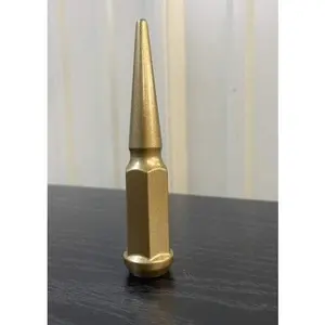 Gloss Gold Spike Lug Nuts
