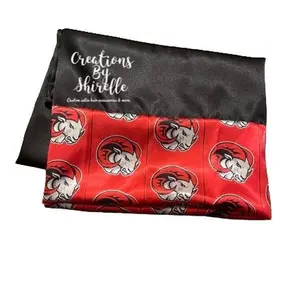 CreationsByShirelle WSSU Winston Salem State University Satin Pillowcase in Standard, Queen, and King Sizes - Ram Pride HBCU Satin