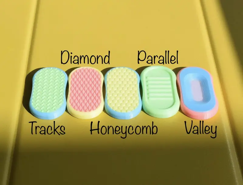 Glow in the Dark Fidget Slider - Customizable - 3D Printed - MozzieMakes