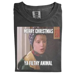 Home Alone Ke.v.i.n Comfort Colors Shirt, Funny Movie Christmas Tee, Merry Christmas Ya Filthy Animal Shirt, 90s Horror Film Shirt, Classic Horror Book Cover T-shirt, Cotton Casual Tee, Gift For Fan, Trendy Shirt, Trendy Shirt, Trending Shirt