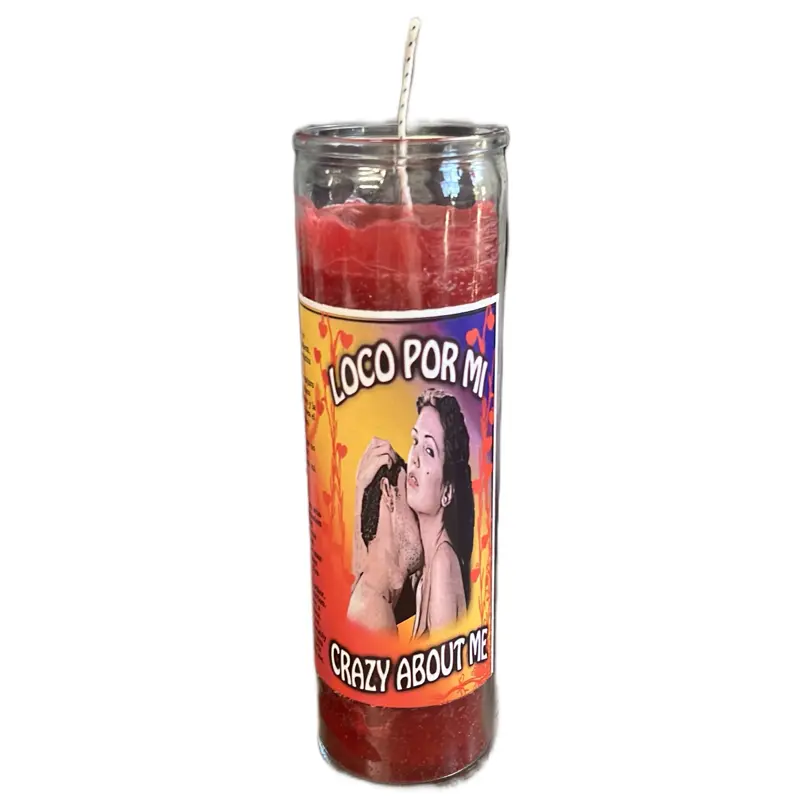 Crazy About Me Red Candle Decoration Marriage