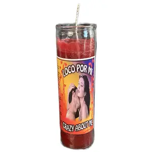 Crazy About Me Red Candle Decoration Marriage