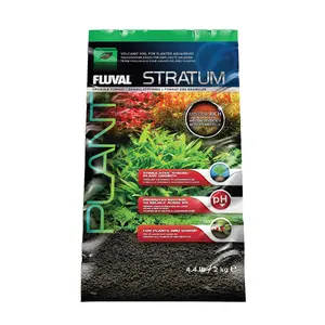 Aquarium Plant Substrate 4.4 lb Volcanic Soil for Freshwater Planted Tanks Supports Root Growth and Stable pH