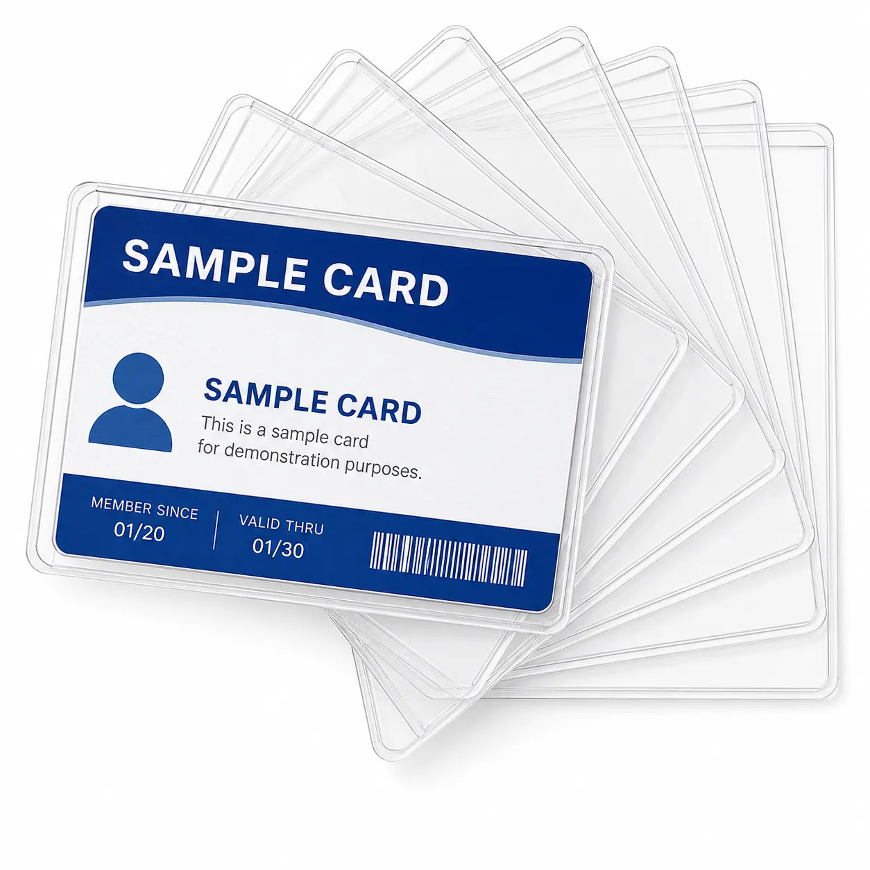 10 Pack New Medicare Card Holder Protector Sleeves, 12Mil Clear PVC Soft Waterproof Medicare Card Protector for New Medicare Card Credit Card Business Card, Heavy Duty Card Sleeves