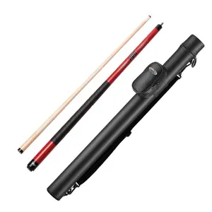 Viper 50-9989 Sure Grip Pro Cue & Casemaster Q-Vault Supreme Black Cue Case, Red