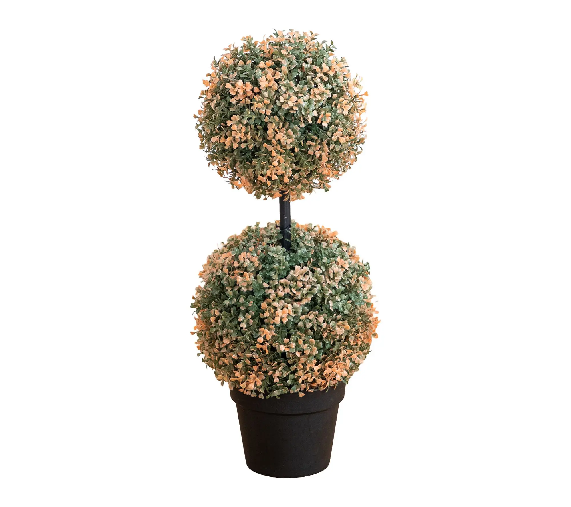 2-ft  Double Ball Boxwood Fall Topiary Tree by Nearly Natural