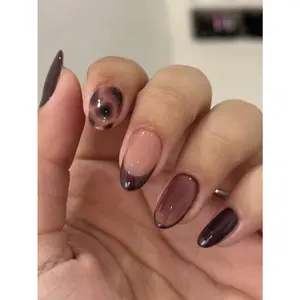 24PCS Black Short Coffin Press On Nails - Smudge-Proof Fake Nails Manicure Set for Women |   Includes 1 Adhesive Tabs Sheet + 1 Mini File |   Perfect for Daily Wear, Casual Outings, Office Looks