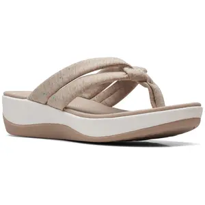Clarks Cloudsteppers Jersey Thong Sandals - Arla Kaylie Clarks Cloudsteppers Jersey Thong Sandals - Arla Kaylie